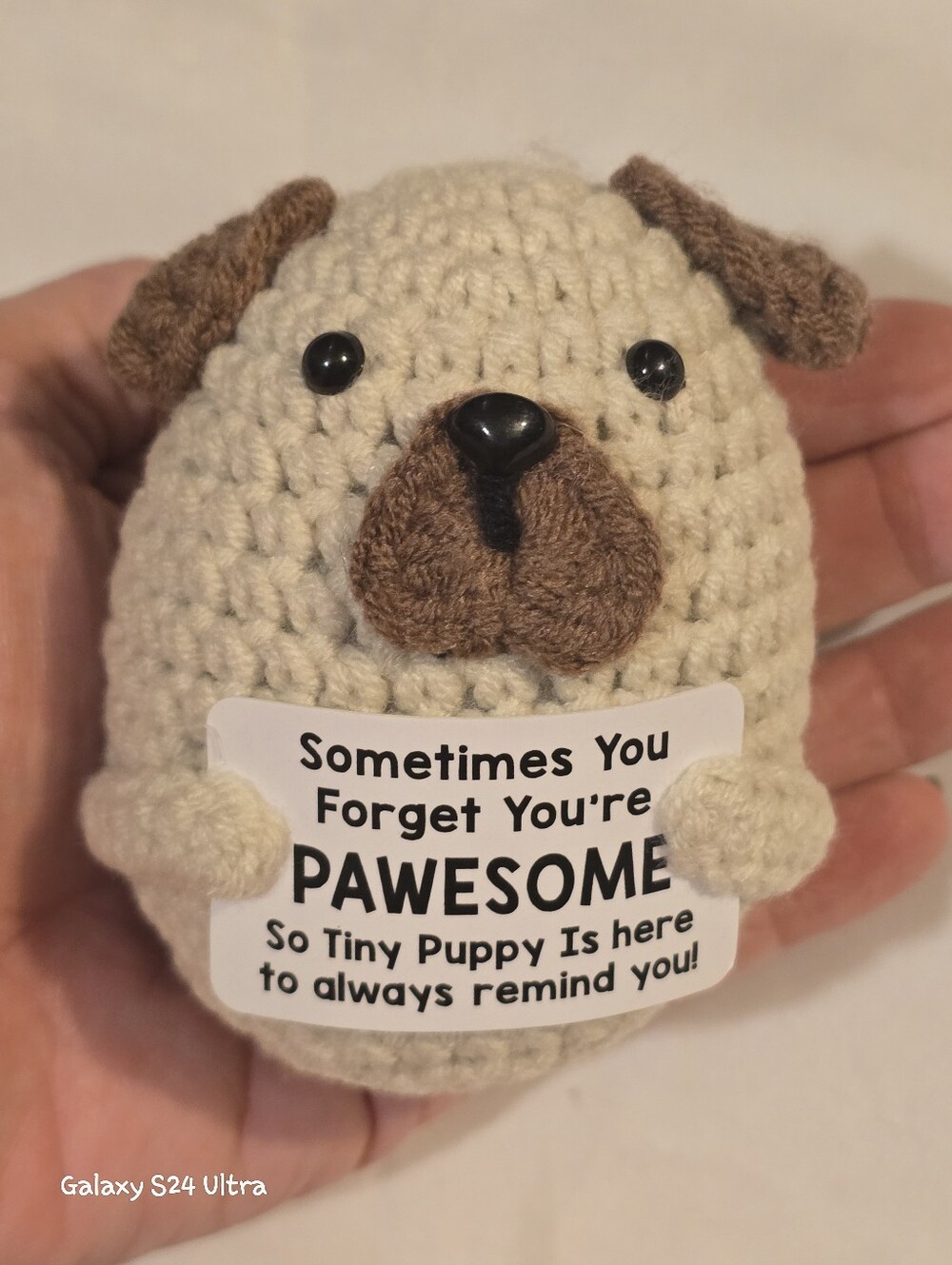 Positive Crochet Puppy Encouragement NEW - Picture 10 of 15
